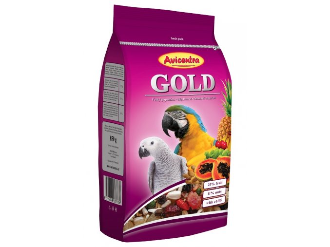 Avicentra Velký Papoušek GOLD 850g