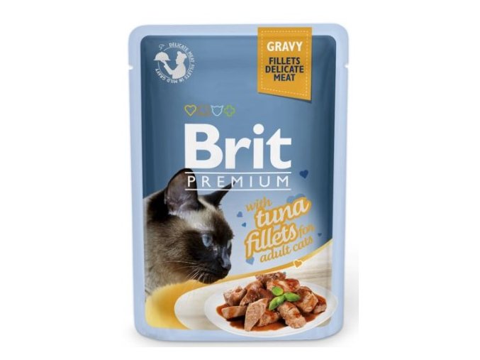 Brit Premium Cat Delicate Fillets in Gravy with Tuna 85g