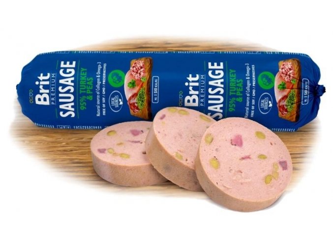 Brit sausage chicken & rabbit 800g