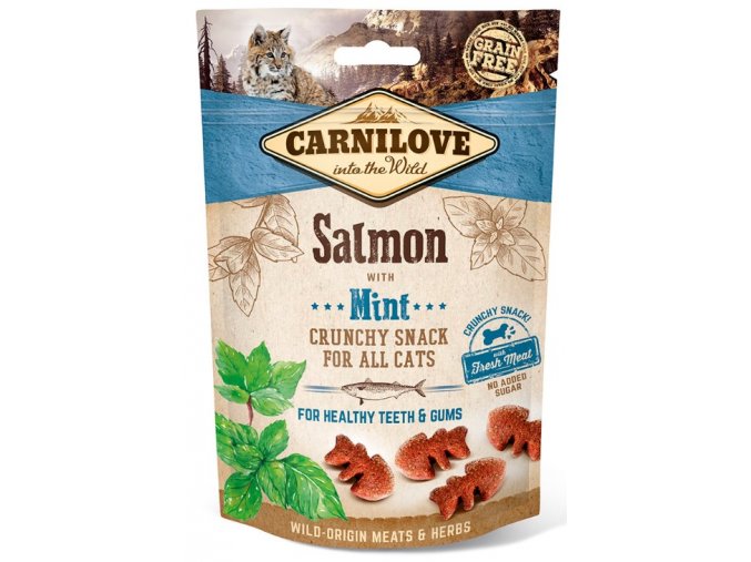 Carnilove Cat Crunchy Snack Salmon & Mint 50g