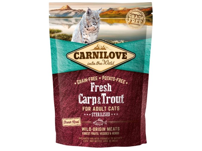 Carnilove Cat Fresh Carp & Trout - Sterilized 0,4kg