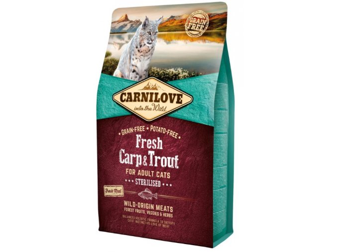 Carnilove Cat Fresh Carp & Trout - Sterilized 2kg