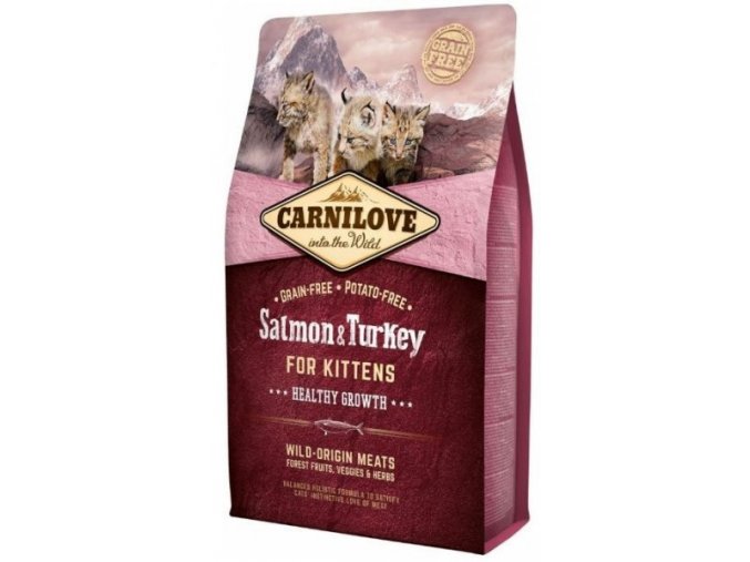 Carnilove CAT Salmon & Turkey for Kittens 2kg