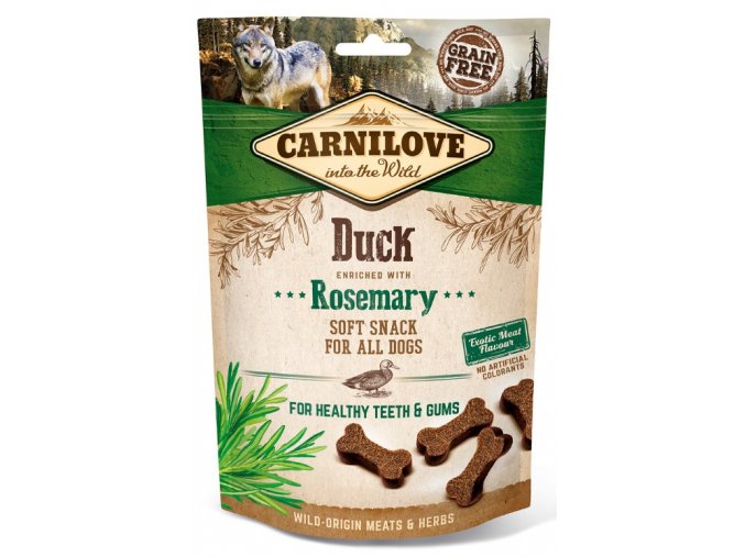 Carnilove Dog Semi Moist Snack Duck & Rosemary 200g