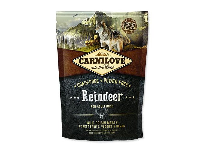 Carnilove Reindeer for adult 1,5kg