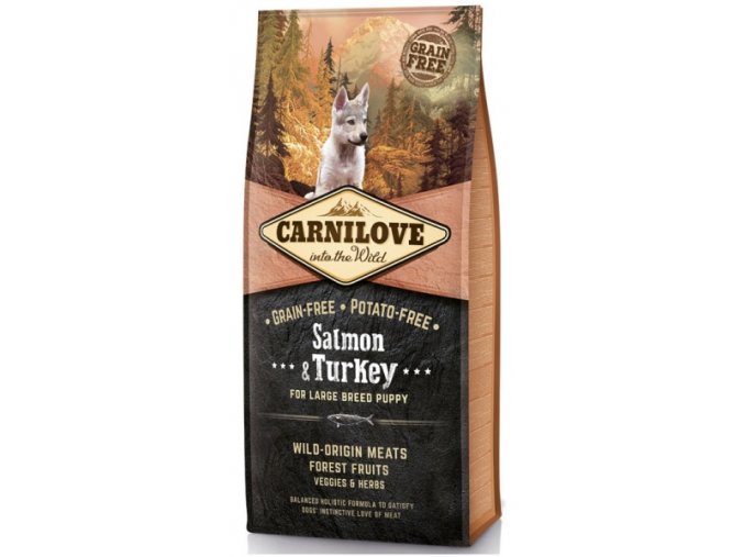 Carnilove Salmon & Turkey for large breed puppy 12kg