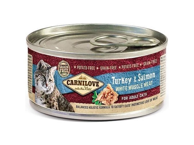 Carnilove WMM Turkey & Salmon for Adult Cats 100g