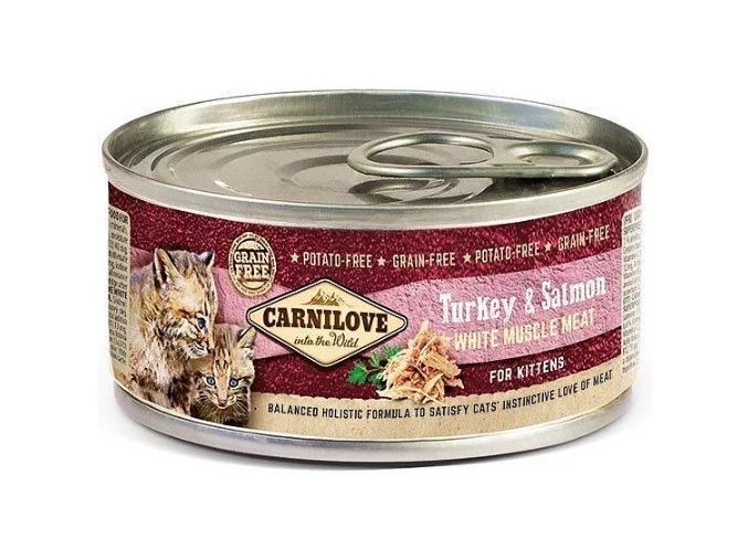 Carnilove WMM Turkey & Salmon for Kittens 100g