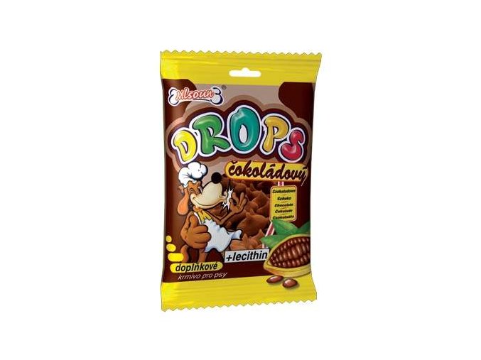 Mlsoun Drops Dog čokoládový 75g