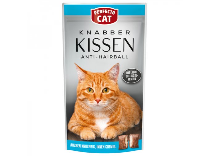 Perfecto Cat Plněné polštářky Anti Hairball 50g