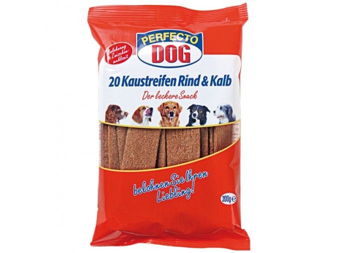 Perfecto Dog Masové plátky hovězí + telecí (10ks/200g)