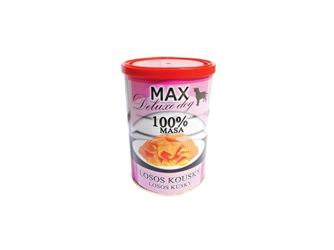 MAX deluxe losos kousky 400g