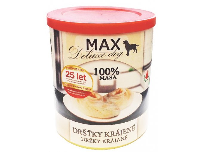 MAX deluxe krájené dršťky 800g