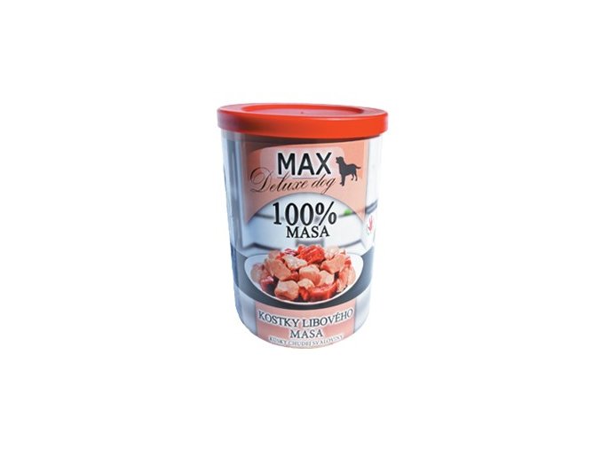 MAX deluxe kostky libové svaloviny 400g