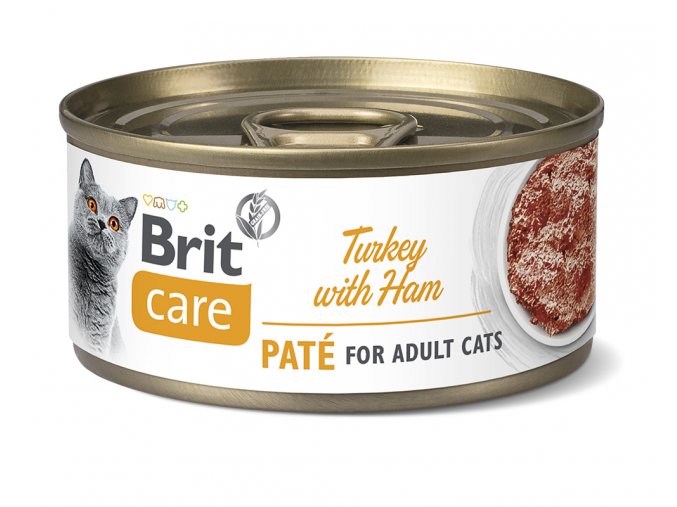 Brit Care Cat Turkey Paté with Ham 70g
