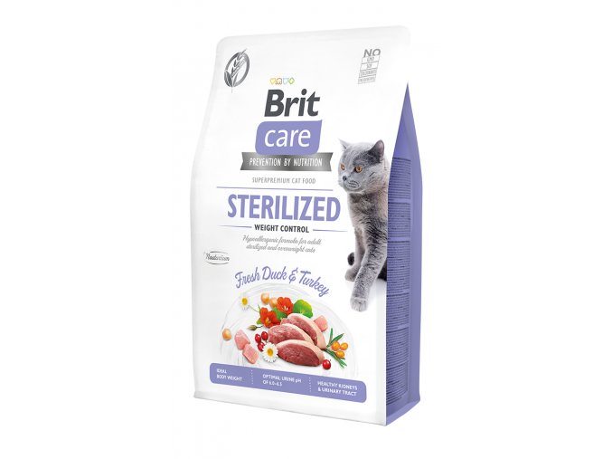 Brit Care Cat Grain-Free Sterilized Weight Control 2kg