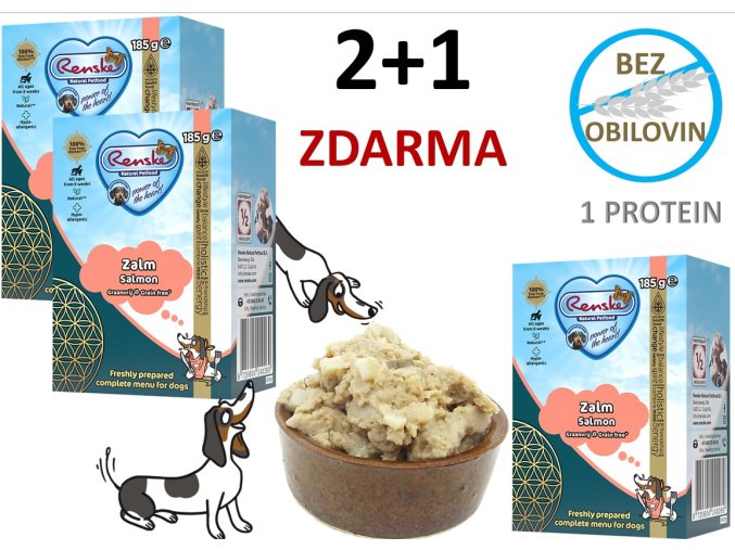 Renske tetra pak akce losos 2+1 zdarma