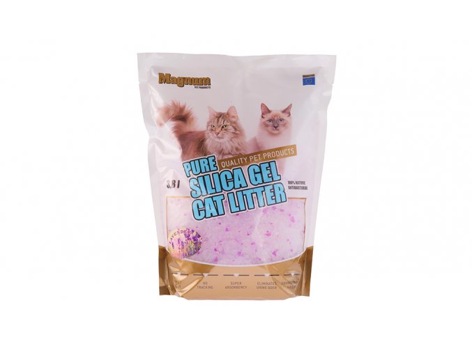 Magnum Silica gel cat litter Levander 3,8l
