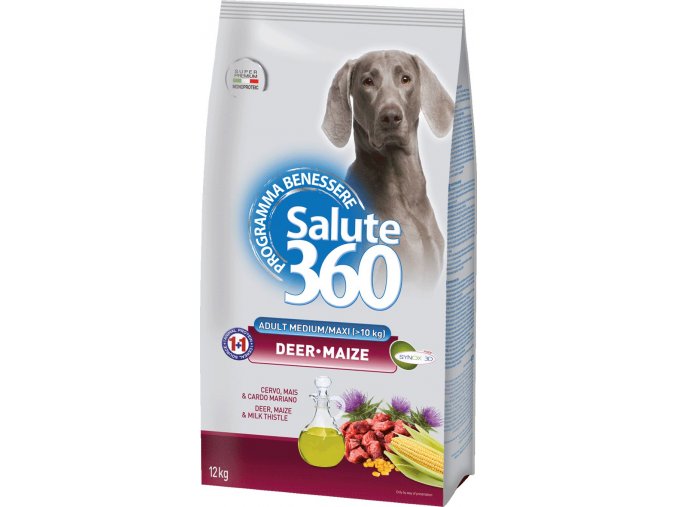 salute dog adult jelen kukurice med maxi 12kg