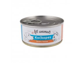 11394 all animals kockopes steak z lososa 100g