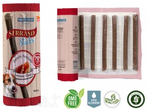 Serrano Dog Sticks Ham, tyčinka 16 x 12 g