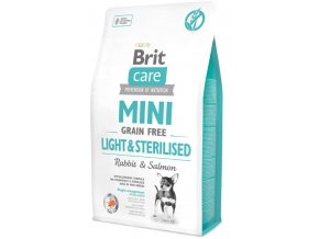 Brit Care MINI Grain Free Light & Sterilised 2kg