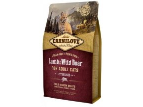 Carnilove CAT Lamb & Wild Boar for Adult Cats - Sterilised 2kg