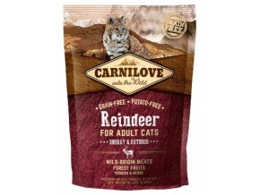 Carnilove CAT Reindeer for Adult Cats - Energy & Outdoor 400g