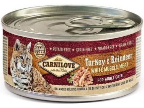 Carnilove WMM Turkey & Reindeer for Adult Cats 100g