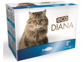 Diana eco kapsičky rybí kousky v omáčce 12x100g