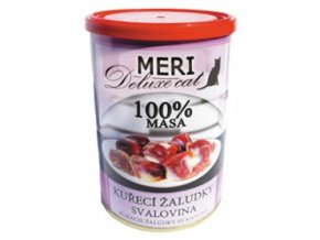 MERI CAT deluxe kuřecí žaludky - svalovina 400g