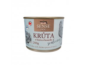 FALCO SENSE DOG krůta a kuře 200g