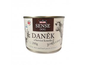 FALCO SENSE DOG daněk a hovězí 200g