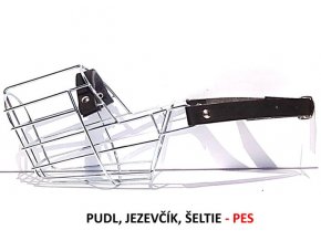 nahubek kovovy pudl jezevcik seltie pes