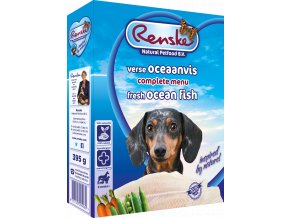 renske fresh menu dog 395g adult morska bila ryba