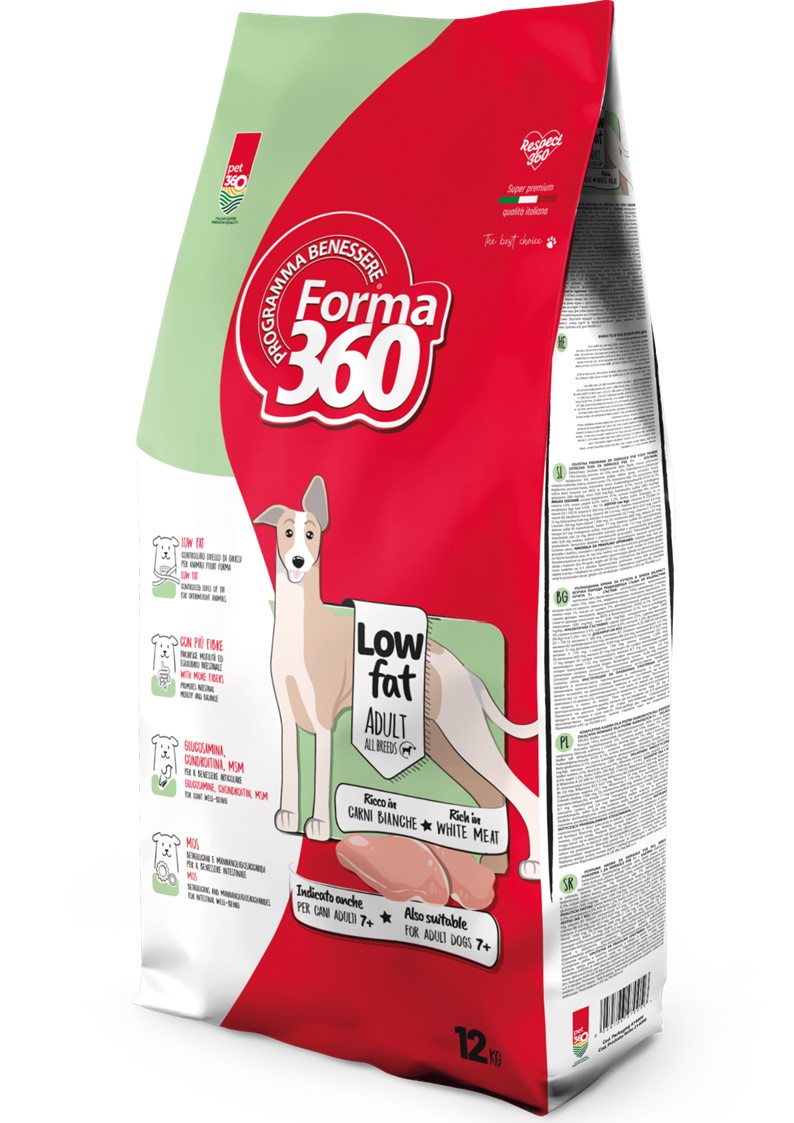 FORMA pro psy středních a velkých plemen light/senior – kuře s prebiotiky 12kg