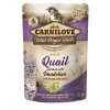 Carnilove Cat Pouch Rich in Quail Enriched with Dandelion for sterilized 85g