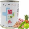 TASTY PET premium konzerva adult/puppy s kuřecím a vepřovým – masové kuličky 400g
