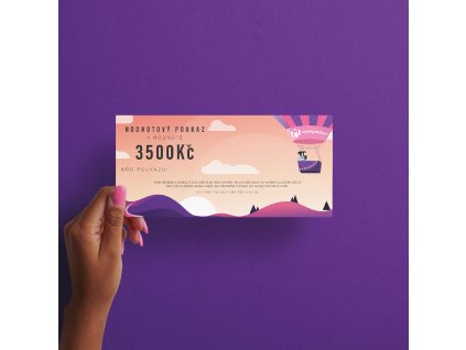 Poukaz na 3500, Kč
