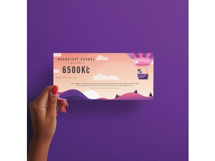 Poukaz na 6500, Kč
