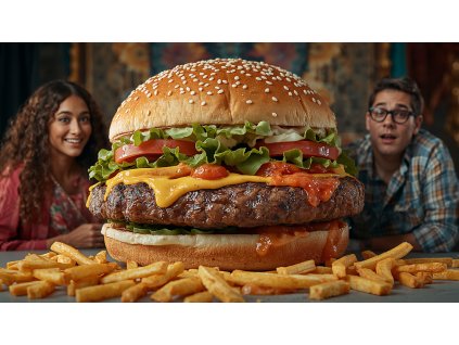 Lucid Origin a surreal and vibrant cinematic photo of a gigant 6