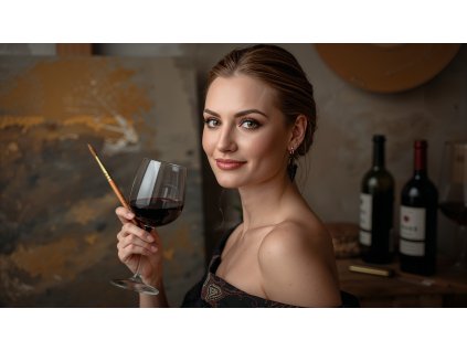 Lucid Origin Artistic portrait photography of a woman with a g 5