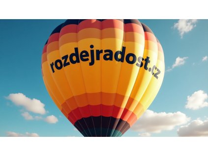 Flux Dev highresolution stock photo of a hot air balloon with 4