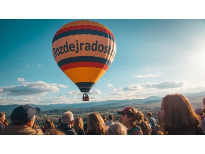 Lucid Origin professional photograph of a vibrant hot air ball 5