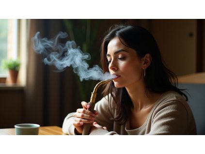 Flux Dev Highresolution stock photo of a woman with delicate f 3