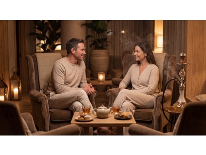 gemini image 2 Photorealistic promotional image for an experience gift. A calm and intimate tea 1