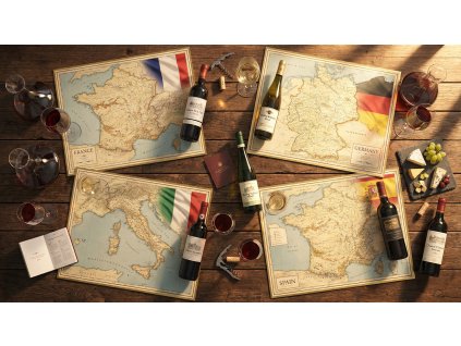 gemini image 2 Photorealistic luxurious top down thumbnail for an experience gift. Modern wine 0 2