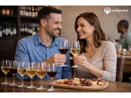 Degustace sedmi vybraných vín pro dva