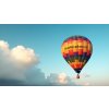 Flux Dev highresolution stock photo of a hot air balloon with 0