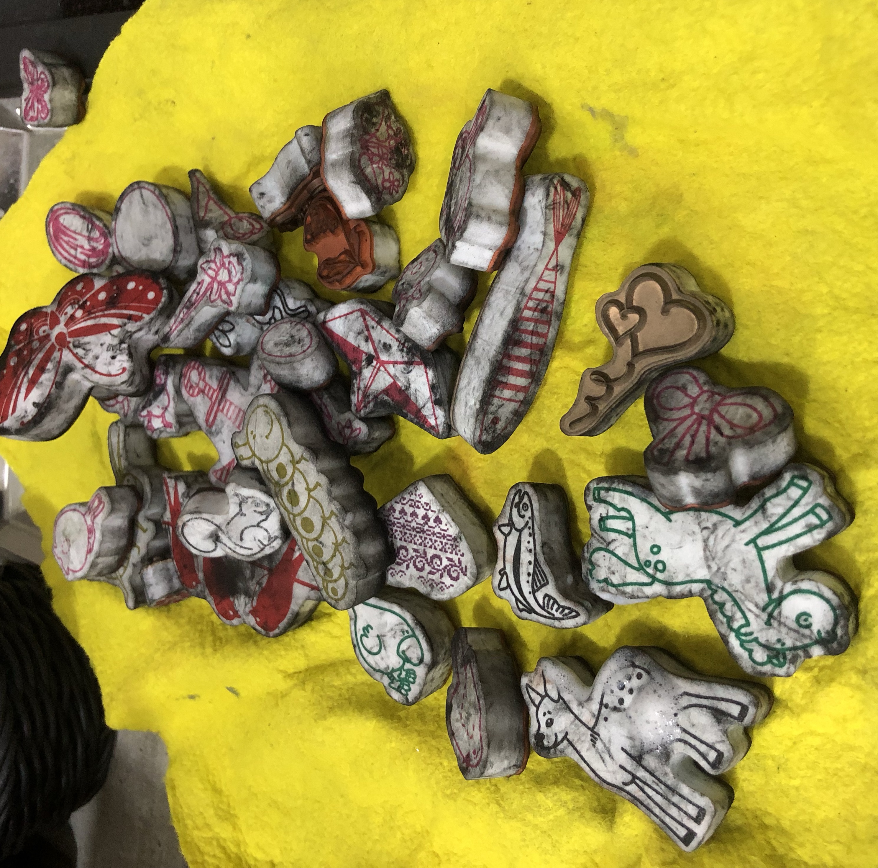 Jak umýt razítka a šablony?